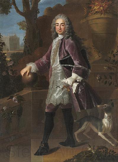 Robert Gabriel Gence Portrait of Elie de Beaumont Norge oil painting art